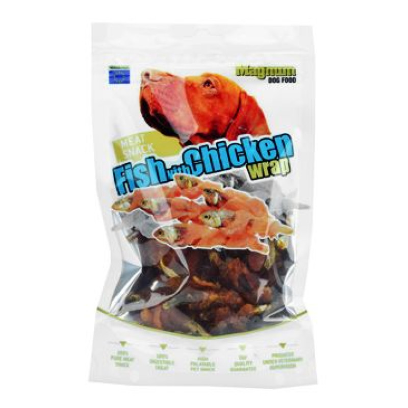 Magnum Fish with Chicken wrap 80g