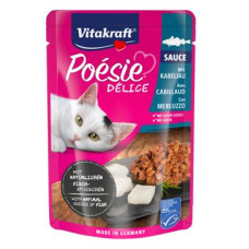 Vitakraft Cat Poésie Délice Sauce kapsa treska 85g