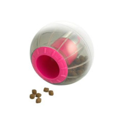 Hračka kočka CATRINE Catmosphere treat ball růžová