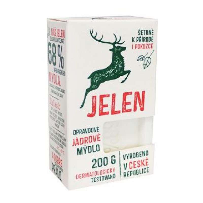 Mýdlo na praní Jelen jádrové 200g