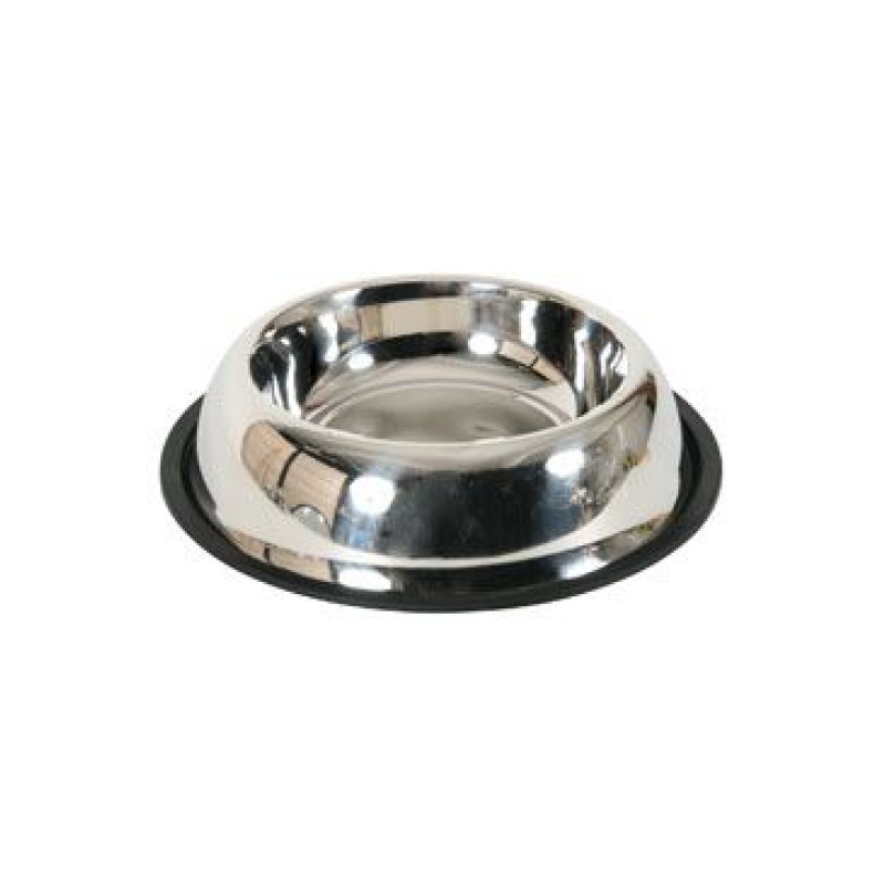 Miska nerez protiskluz pes STEEL 0,90 l Zolux