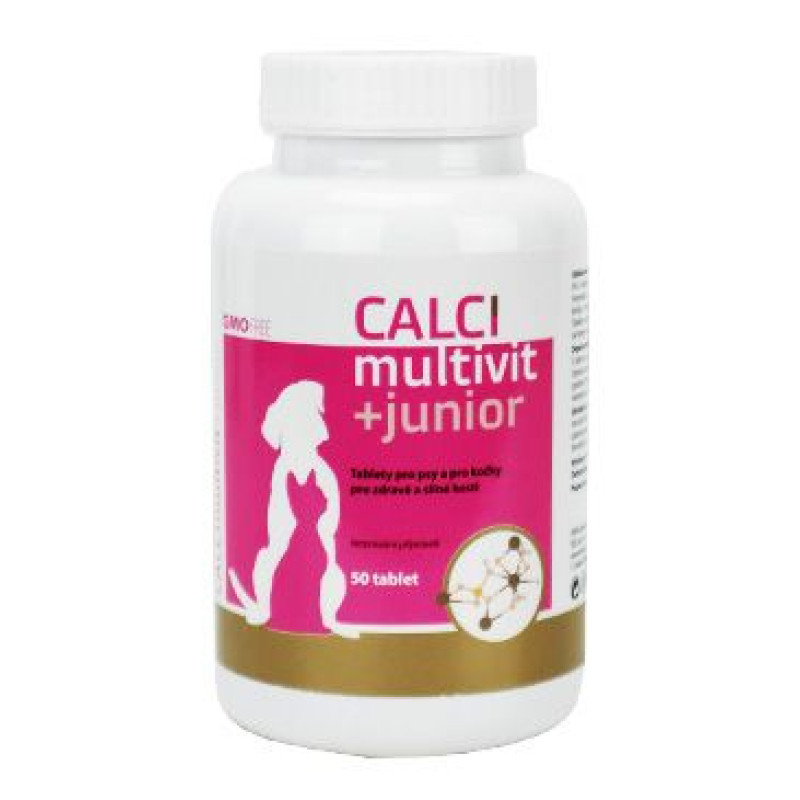 CALCImultivit+junior tablety pro psy a kočky 50 tbl