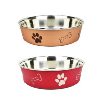Miska nerez tlapka+kost 1,4l 21cm mix barev TR