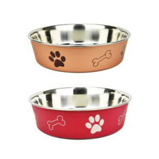 Miska nerez tlapka+kost 1,4l 21cm mix barev TR