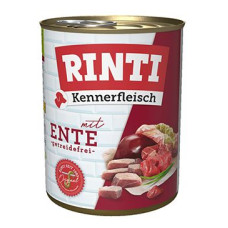 Rinti Dog Kennerfleisch konzerva kachní srdce 800g