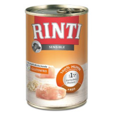 Rinti Dog Sensible konzerva kuře+rýže 400g