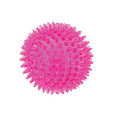 Hračka pes BALL SPIKE TPR POP 13cm s ostny růž Zolux