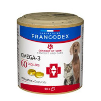 Francodex Omega 3 Capsules pes, kočka 60tbl