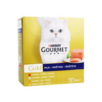Gourmet Gold konz. kočka paštiky pack 8x85g