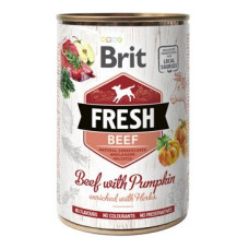 Brit Fresh Dog konz Beef with Pumpkin 400g