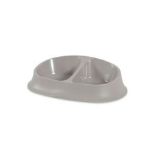 Miska plast dvojmiska SMART 2x0,25l béžová Zolux