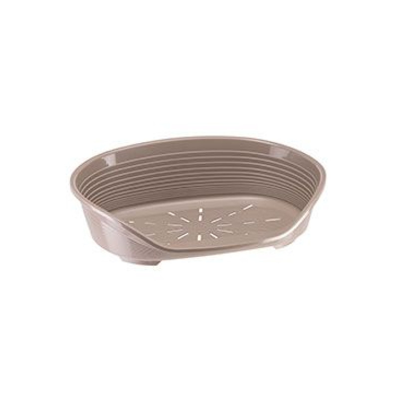 Pelech plast SIESTA DLX 10 hnědý 93,5x68x28cm FP