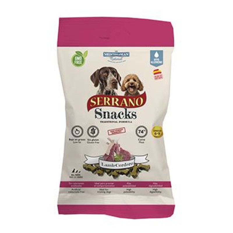 Serrano Snack for Dog-Lamb 100g