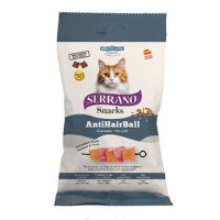 Serrano Snack for Cat-Salmon&Tuna-AntiHairball 50g