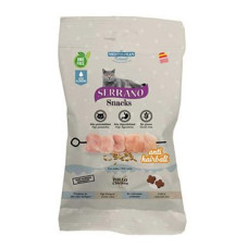 Serrano Snack for Cat-Chicken-AntiHairball 50g