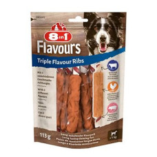 Pochoutka 8in1 Flavours Triple Flavour Ribs 113g/6ks