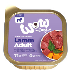 WOW Dog paštika Jehněčí s dýní Adult 150g