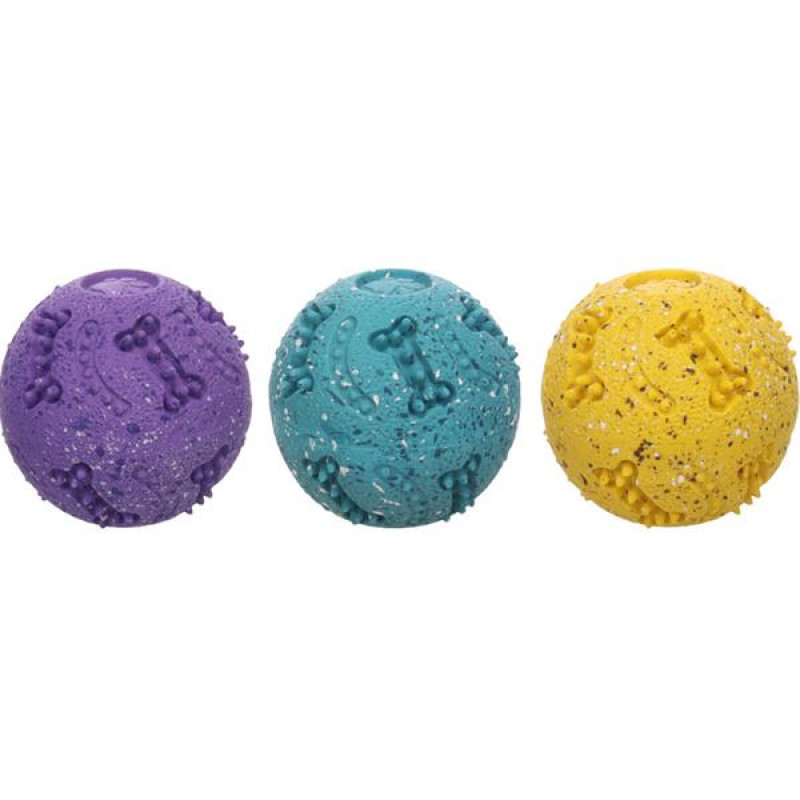 Hračka latex Freckles míček 7,5cm mix barev Flamingo