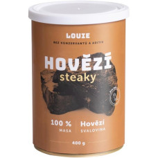 Louie konz. pro psy hovězí steaky 400 g