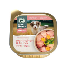 Pure Nature Dog Junior paštika Králík a Kuře 150g