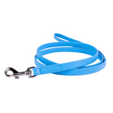 Collar Vodítko kožené Glamour Classic - modré (122cm/18mm)