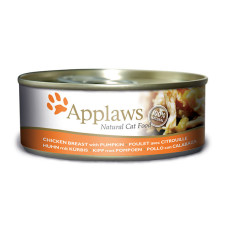 Applaws konzerva Cat Kuřecí prsa s dýní 156g