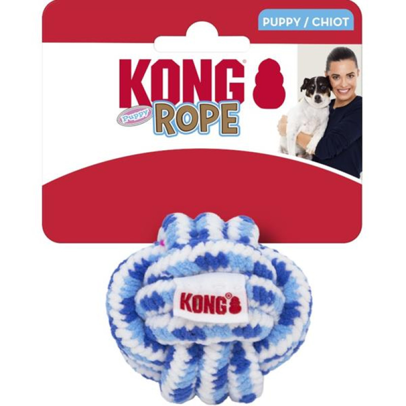 Hračka textil Puppy Rope míč KONG S