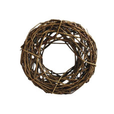 Hračka hlod. přírodní proutí pletený věnec NatureFirst 24x7cm