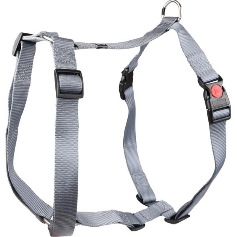 Postroj nylon Ziggi šedý XL 2,5x70-110cm Flamingo