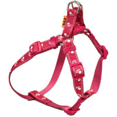 Postroj nylon Tlapky 1x26-38 fuchsie BAFPET