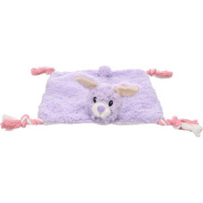Hračka textil Kokko králík 40x40 fialové Flamingo