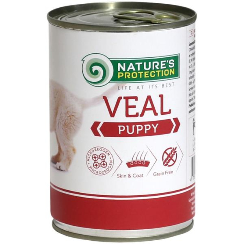 Nature's Protection Dog konz.Puppy telecí 400 g