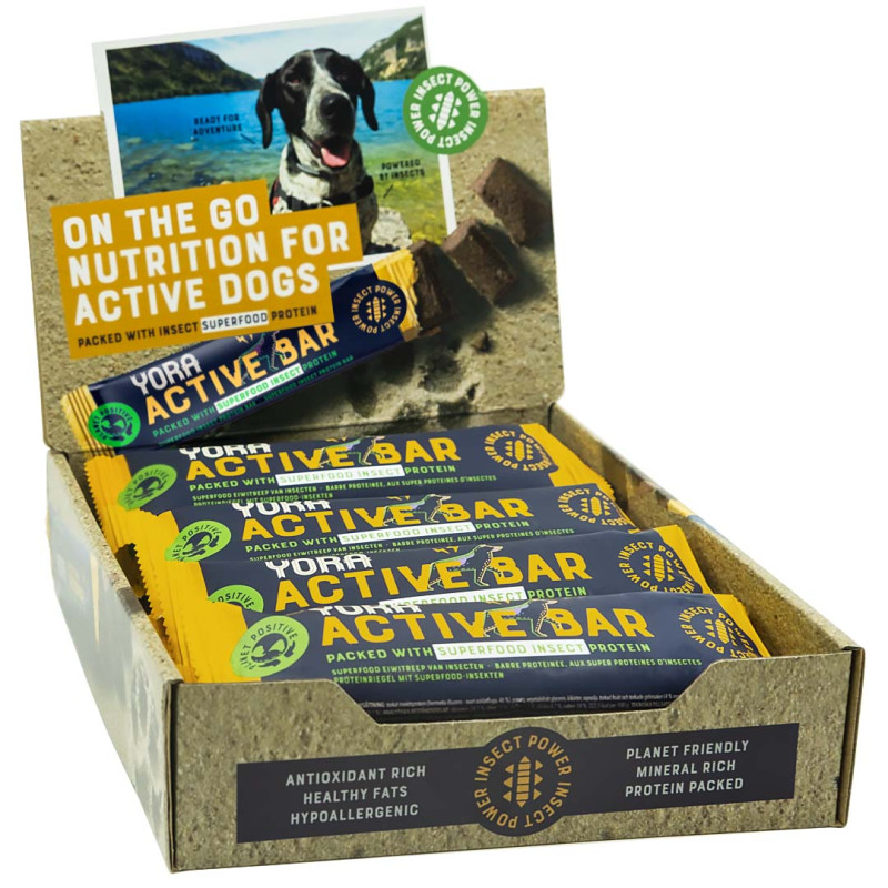 YORA proteinová tyčinka z hmyzu Active 12x35g - VO balení
