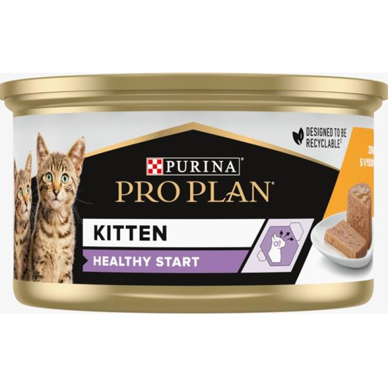 PRO PLAN Cat konz. Kitten kuře v paštice 85 g