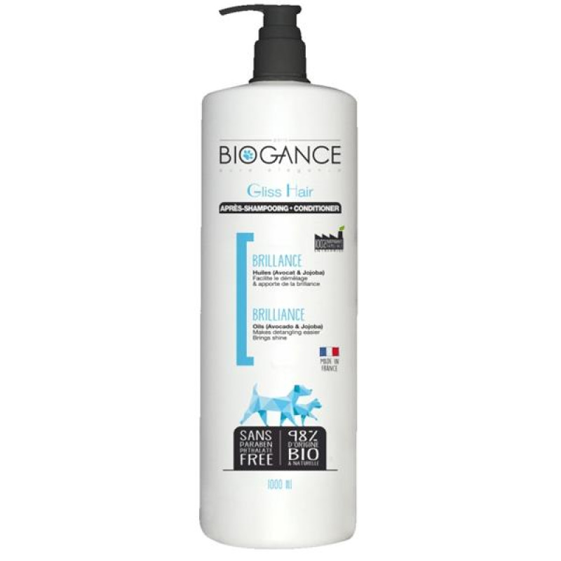 Biogance kondicionér Gliss hair - pro jemnou srst 1l