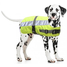 Reflexní vesta pro psa 60cm žlutá Duvo+