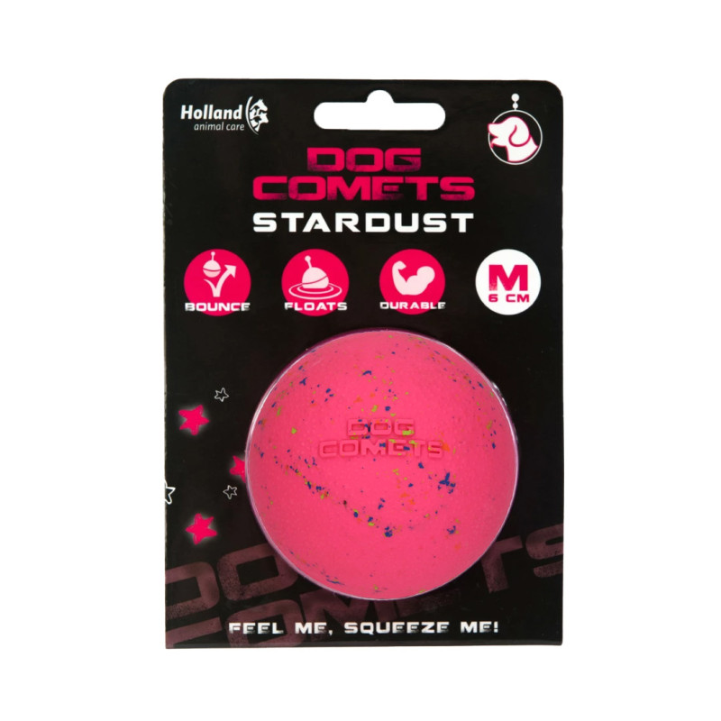 Dog Comets Stardust plovoucí míč růžový  M/6cm