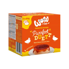 WOW Cat konzerva Purrfect Duett Kachna se šantou 2x80g