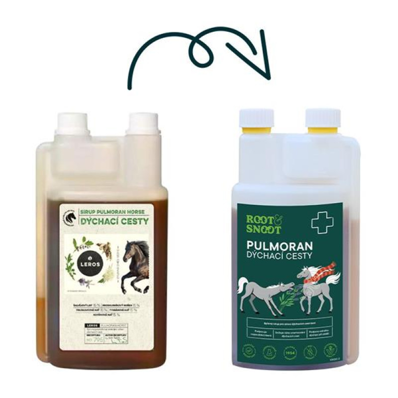 Leros/Root&Snoot Horse Pulmoran Sirup 1L