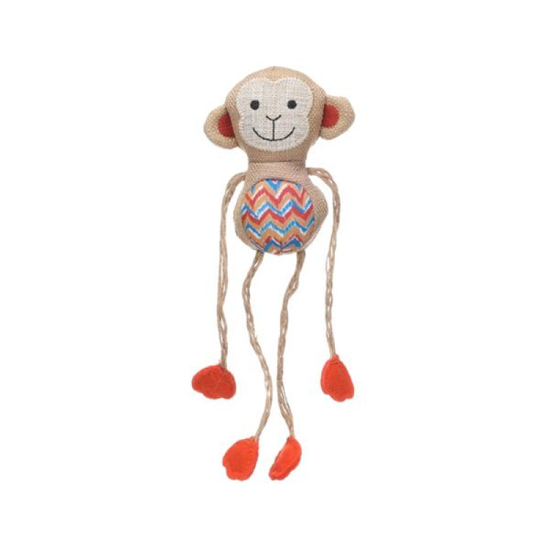 Hračka cat textil Robla opice Flamingo