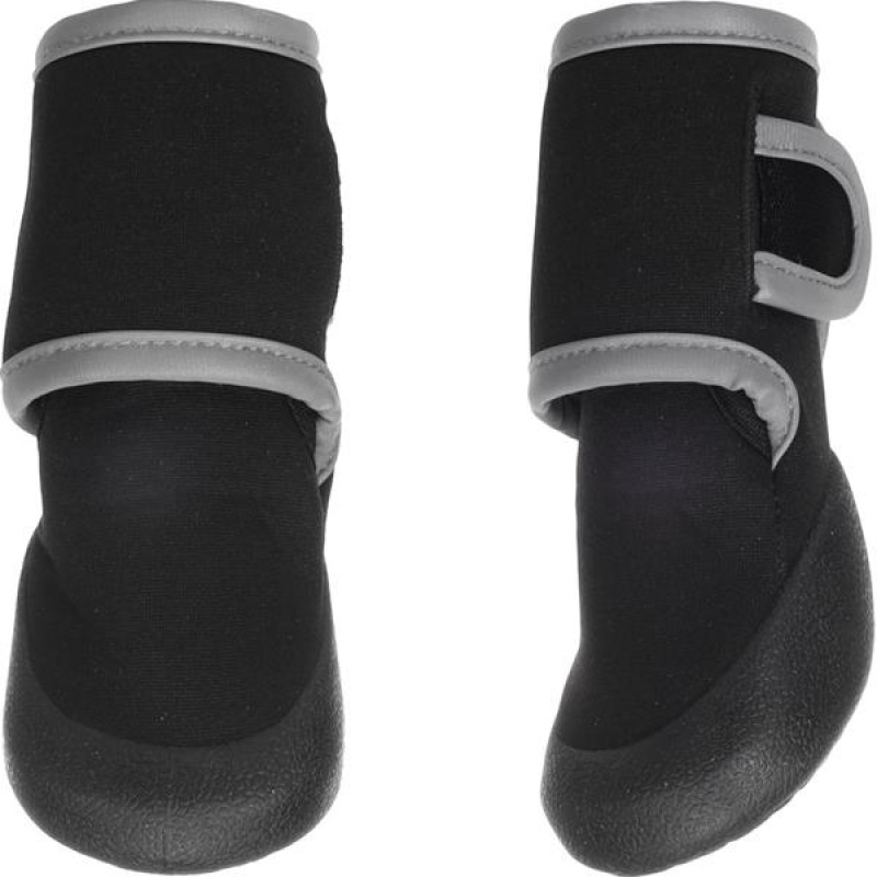 Botičky Laky 2 ks černé L 5,7x5,4cm Flamingo