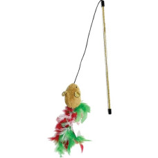 Vábnička myš s peřím HP 40cm