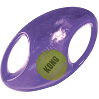 Hračka guma + tenis Jumbler míč rugby KONG M/L