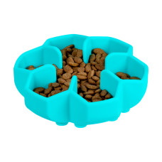 WAUDOG miska silikonová zpomalovací 750ml tyrkysová