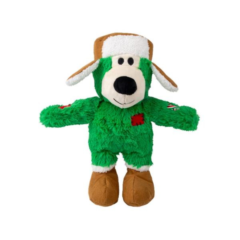 Hračka plyš vánoč. KONG Wild Knots Bear Assorted M/L