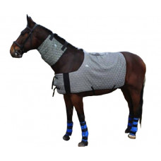 Chladící nákrčník pro koně HyperKewl Horse Neck šedý /  S