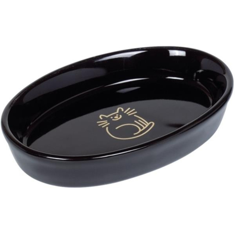 Miska cat keramická ovál Golden Cat 120ml Nobby