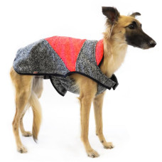 Obleček svetr Frankie XL oranžovo-šedý 50cm