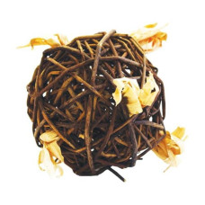 Hračka hlod. přírodní proutí koule, šustí NatureFirst L 20cm