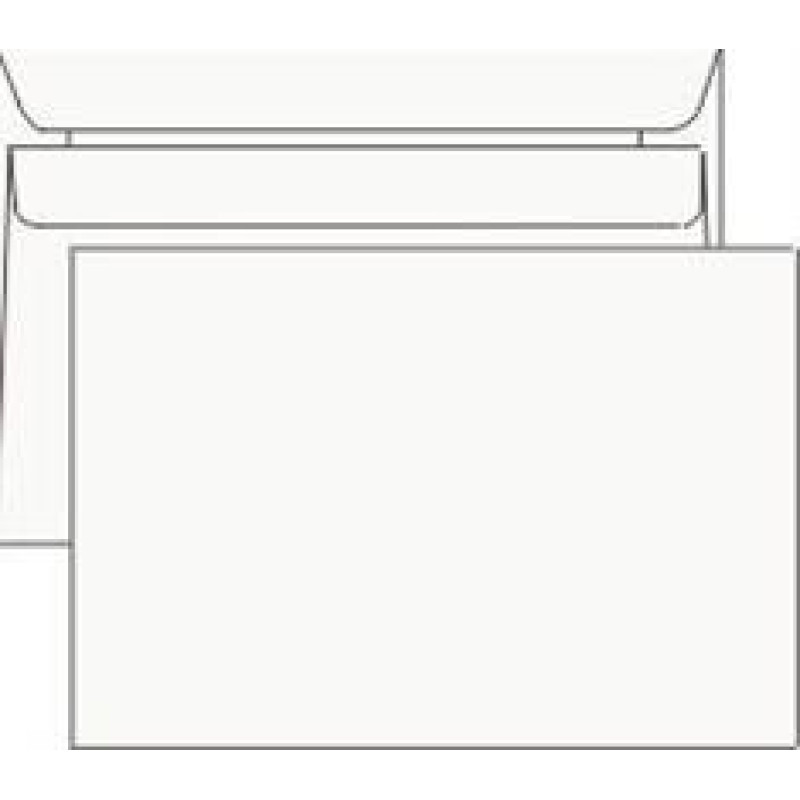 Obálka C5, bílá, samolepící 162x229 mm, 50ks